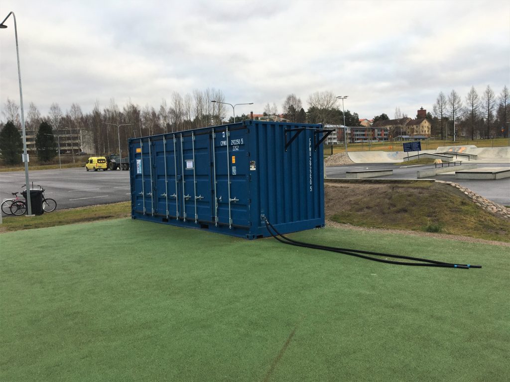 Kaupunginlampi shipping container gym