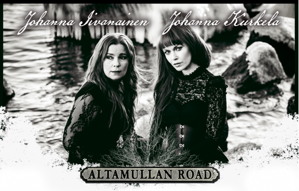 Johanna Iivanainen & Johanna Kurkela Altamullan road kiertueen mainoksessa