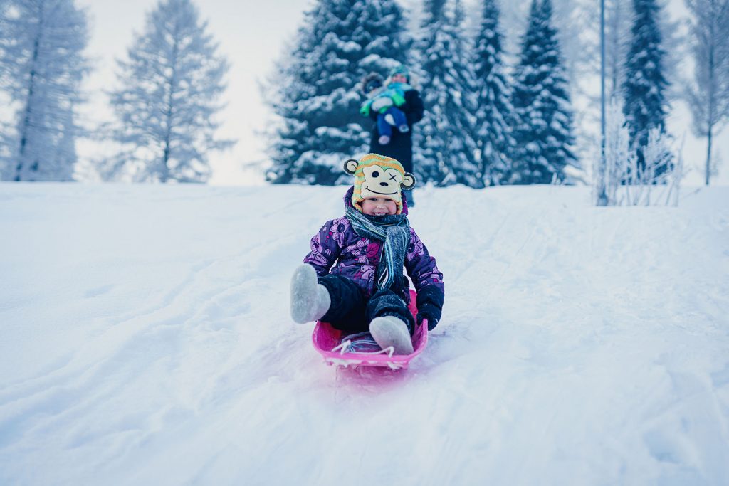 Pulkkaileminen on kivaa