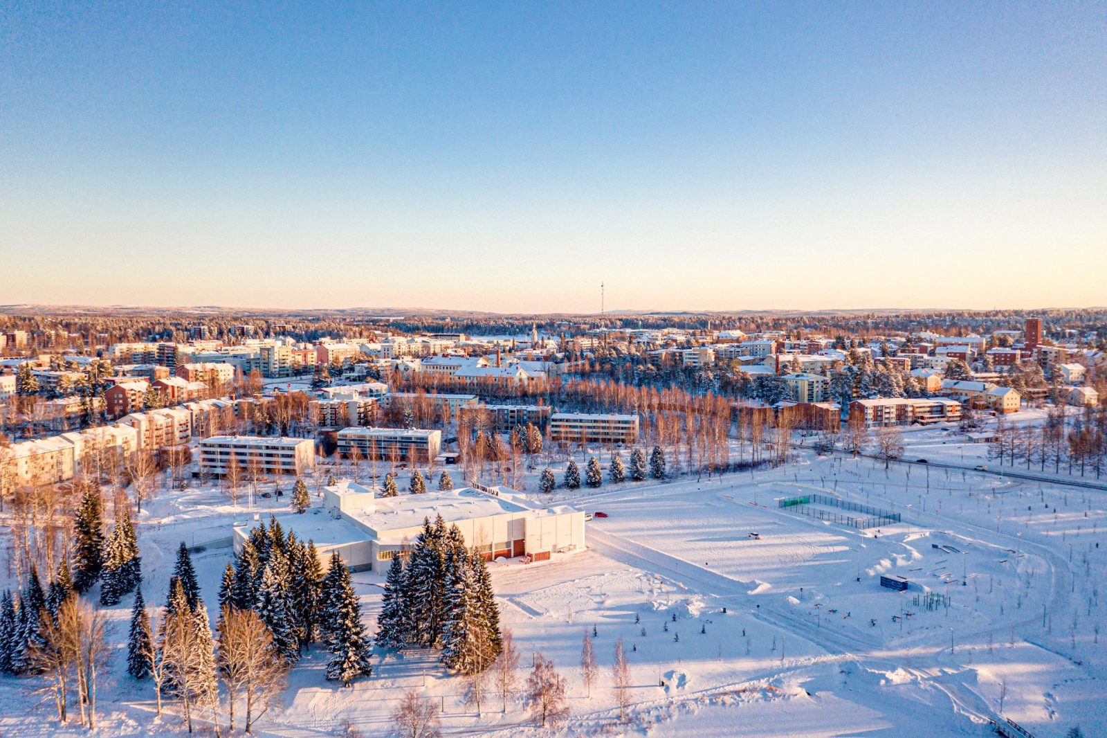 Kajaanin kaupungin ilmakuva