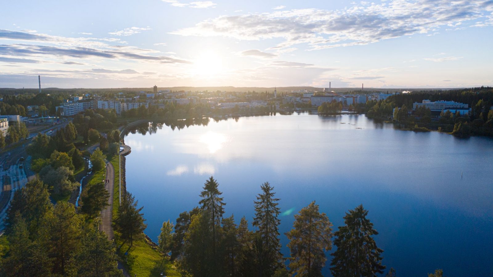 Kajaanin kaupunki ja joki