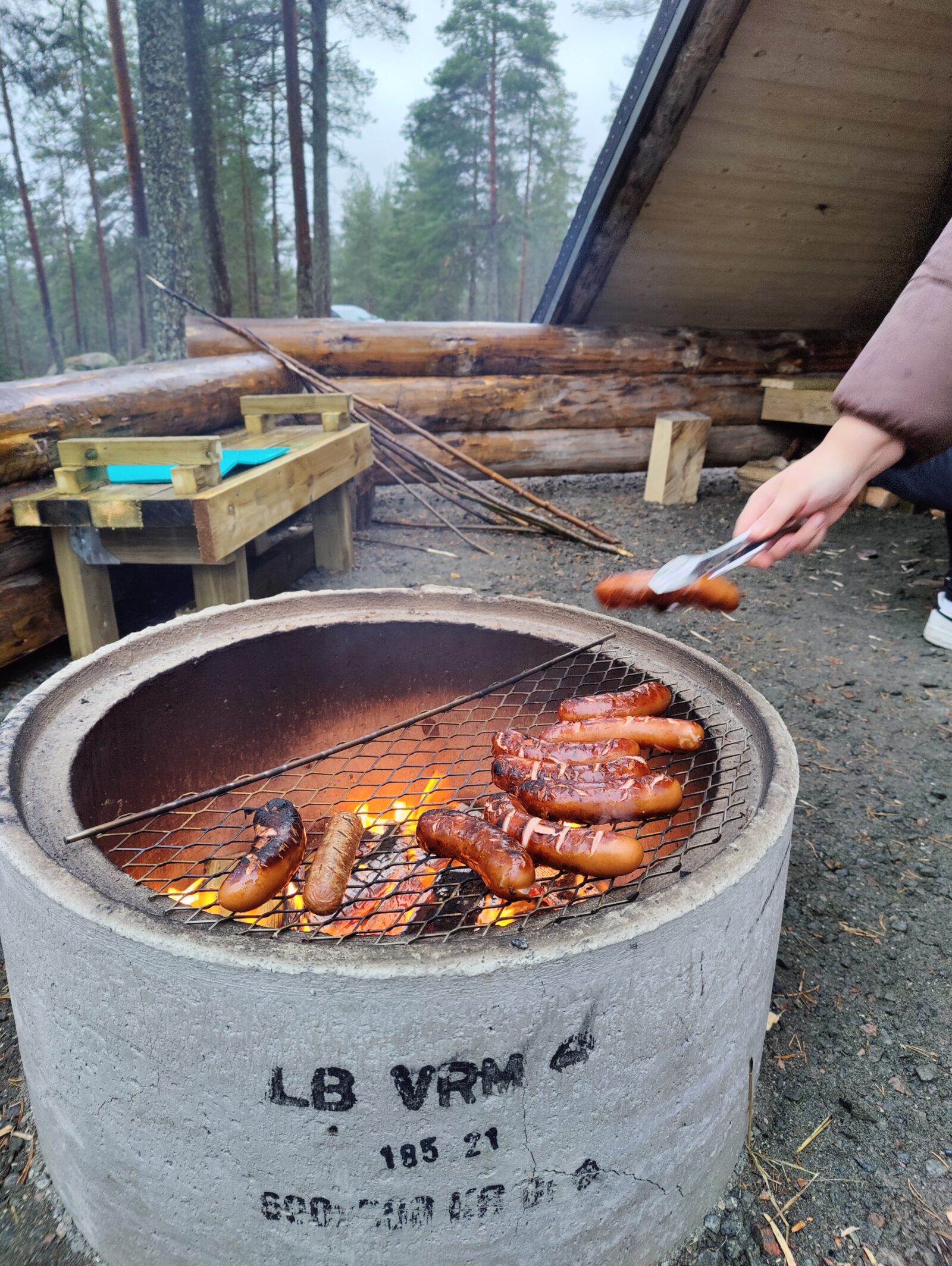 Sairaalanmäen terveysmetsän makkaranpaistopaikka