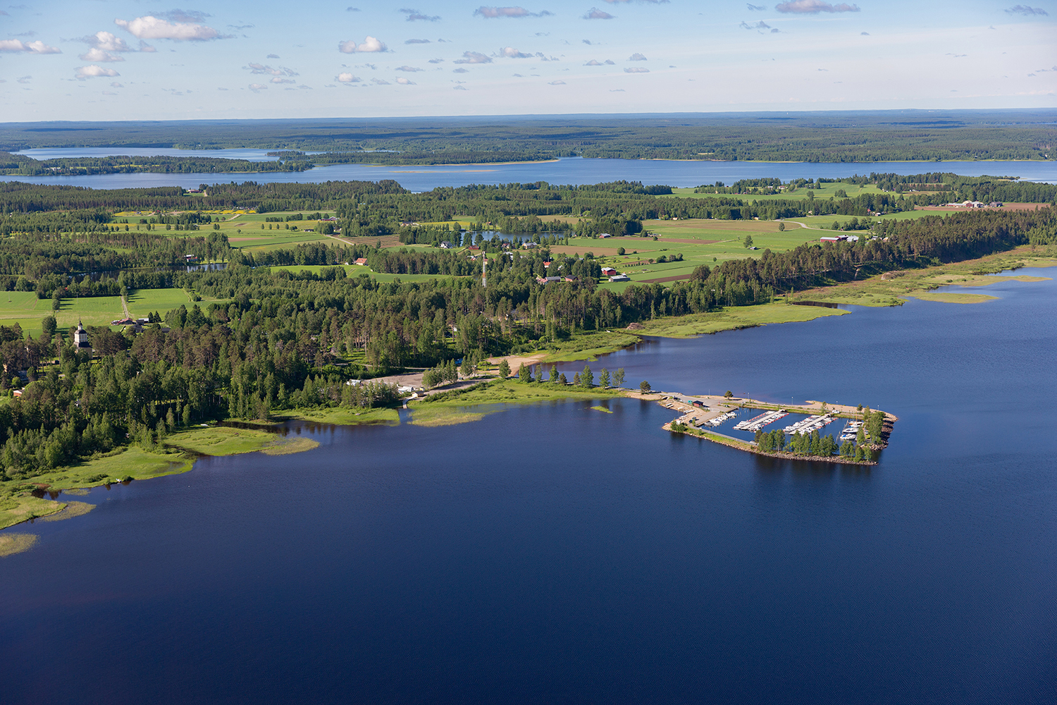 Kajaanin Paltaniemen venesatama