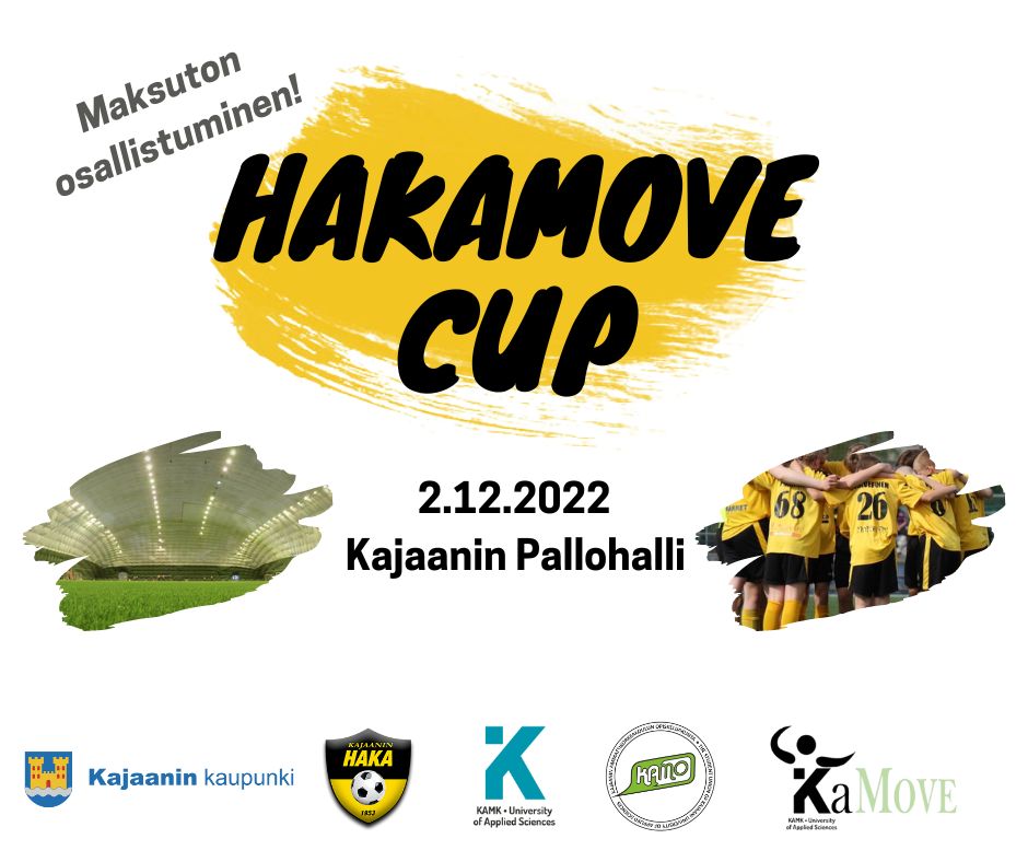 HAKAMOVE CUP turnauksen esite