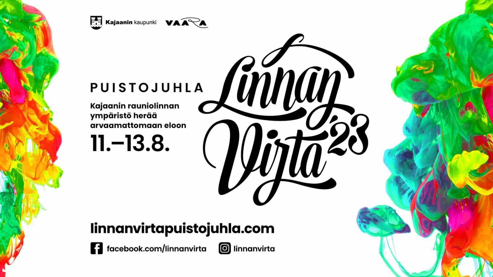 Linnanvirta puistojuhla Kajaanissa 11.-13.8.2023