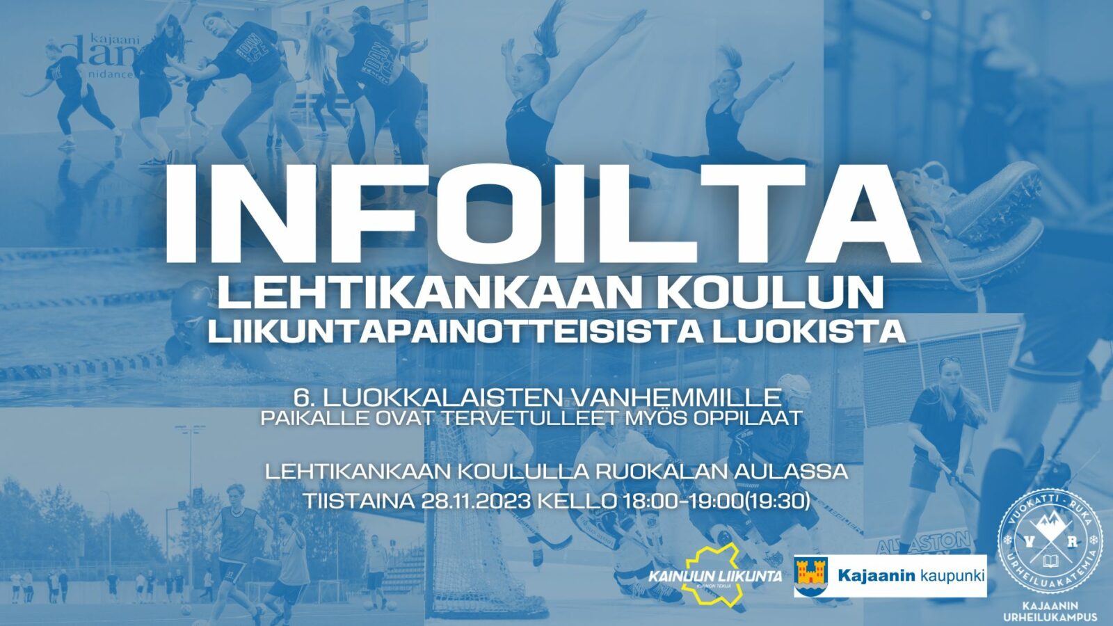 Infoilta lehtikankaan koululla